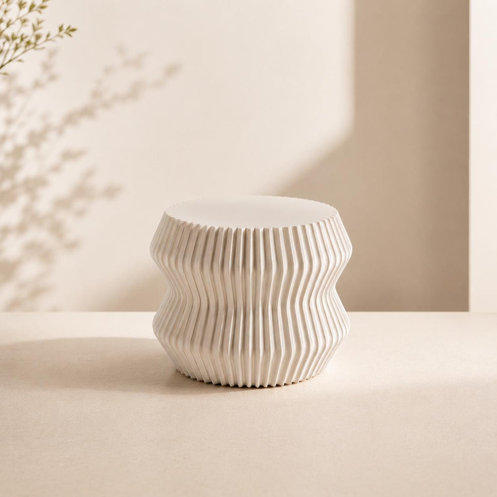 Elegante soprammobile moderno, scultura in 3d per arredamento casa e ufficio, stampante 3d