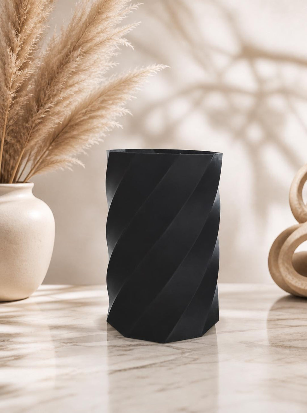 Vaso geometrico, arredamento casa e salotto, stampante 3d