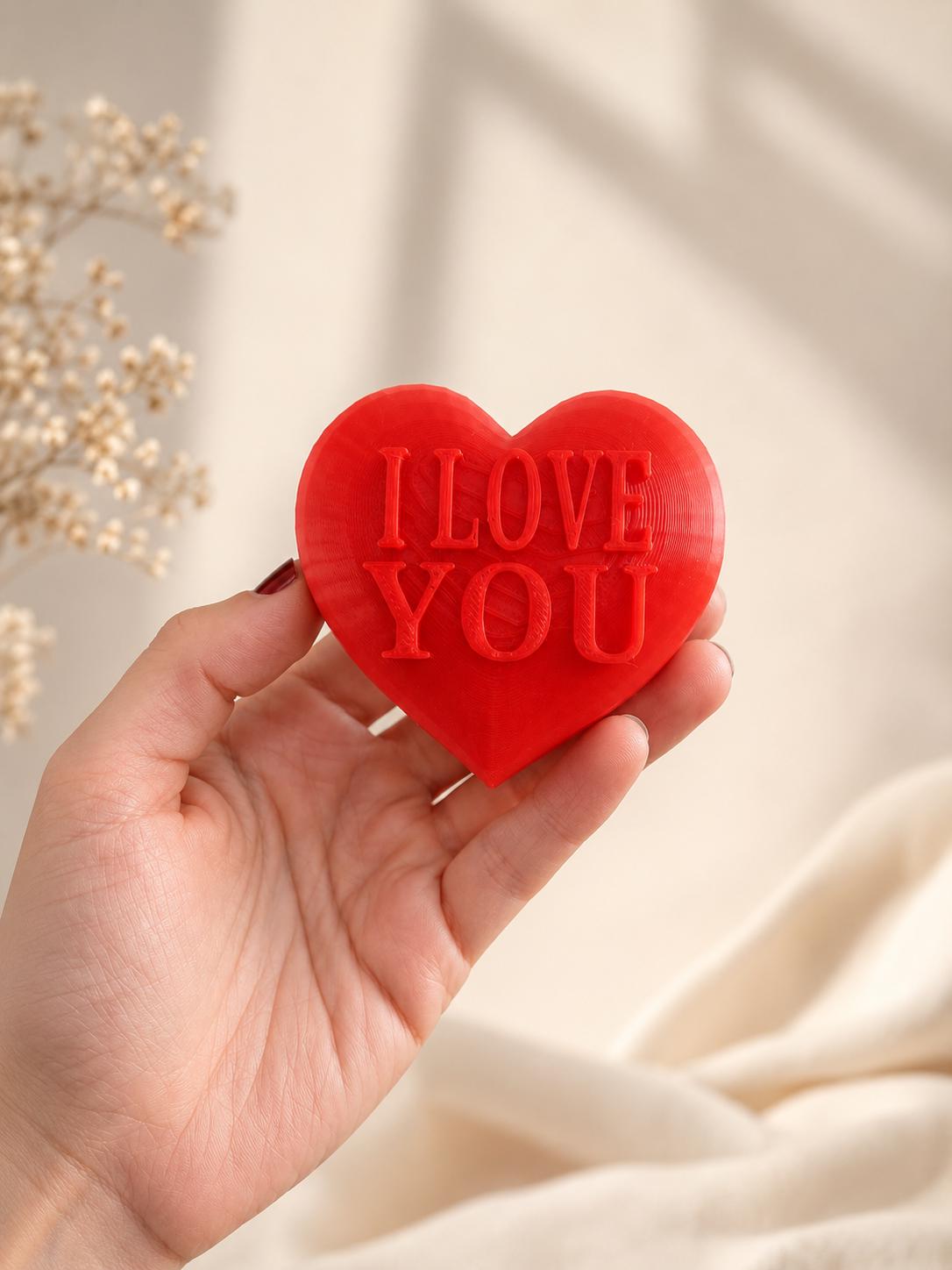 Portaoggetti mani decorativo, organizer makeup stampato in 3D , Cuore personalizzabile, home decor moderno