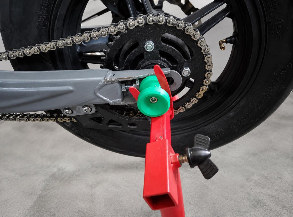 Tamponi protezione alzamoto universali 3D per pit bike, motard, cross, enduro, miniGP, anteriore e posteriore, slider cavalletto racing,