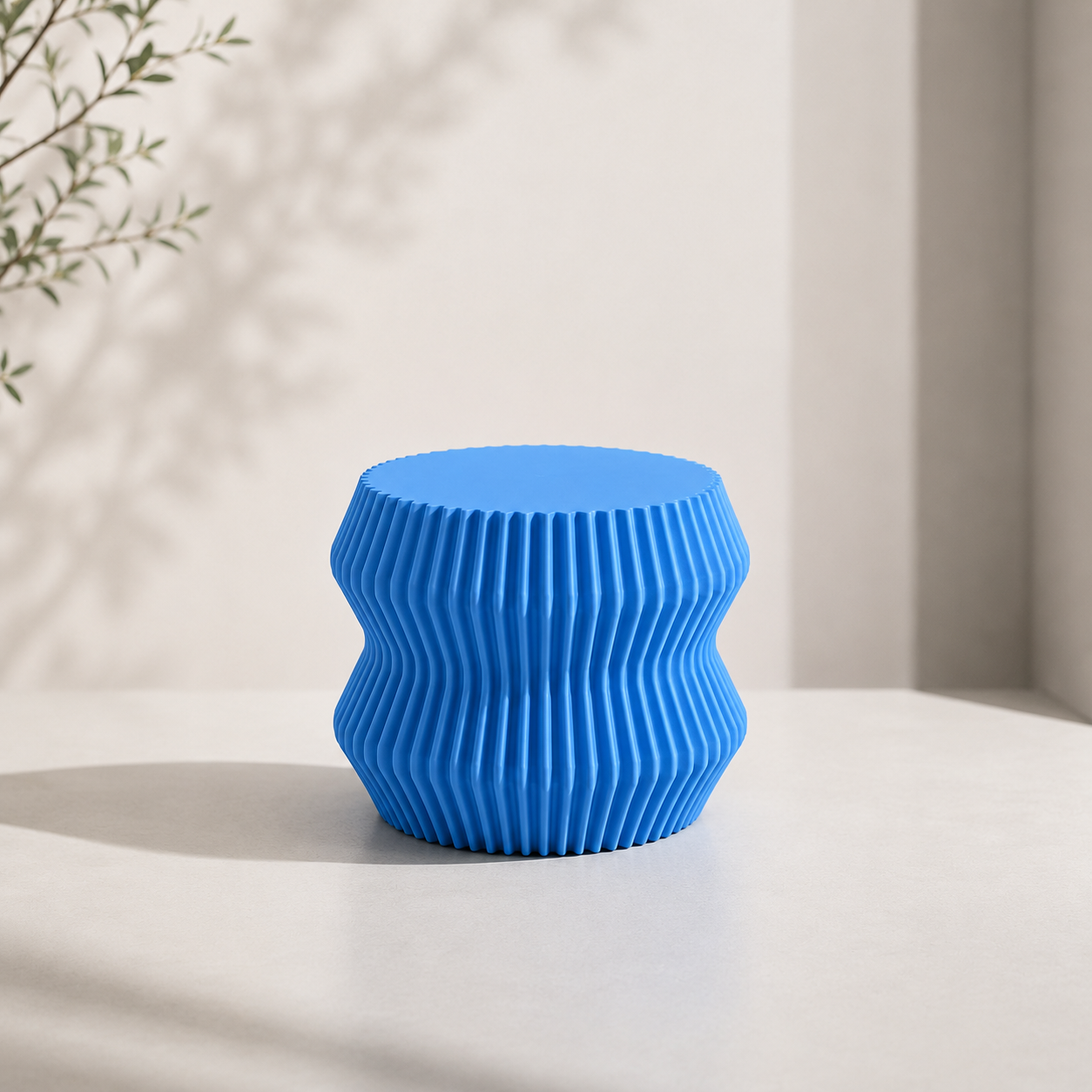 Elegante soprammobile moderno, scultura in 3d per arredamento casa e ufficio, stampante 3d