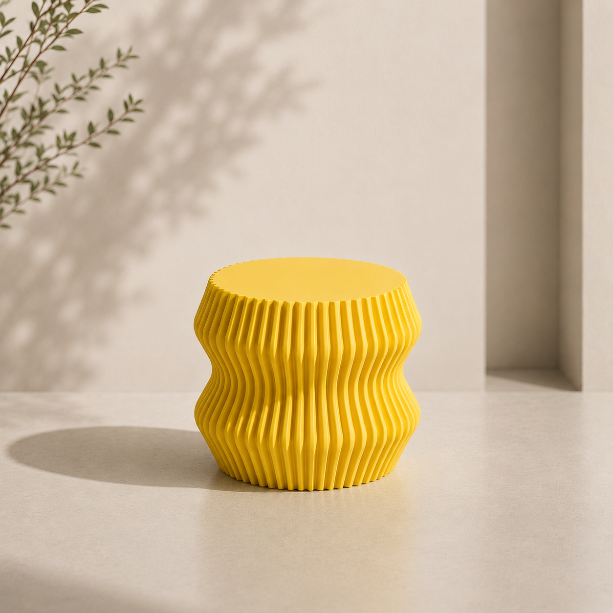 Elegante soprammobile moderno, scultura in 3d per arredamento casa e ufficio, stampante 3d