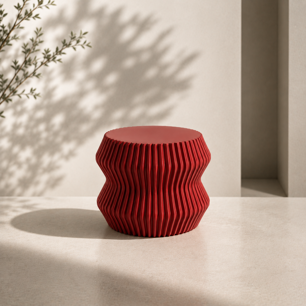 Elegante soprammobile moderno, scultura in 3d per arredamento casa e ufficio, stampante 3d